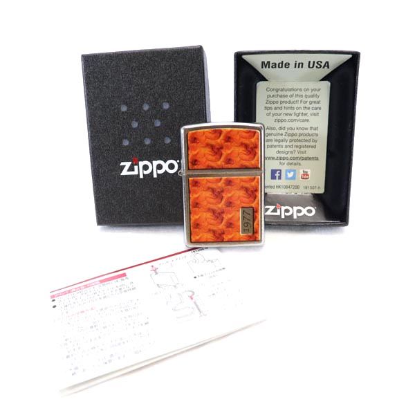 ジッポー 2015年 USA製 オイルライター  シルバー ZIPPO メンズ