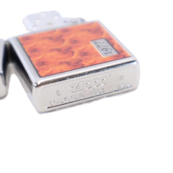 ジッポー 2015年 USA製 オイルライター  シルバー ZIPPO メンズ