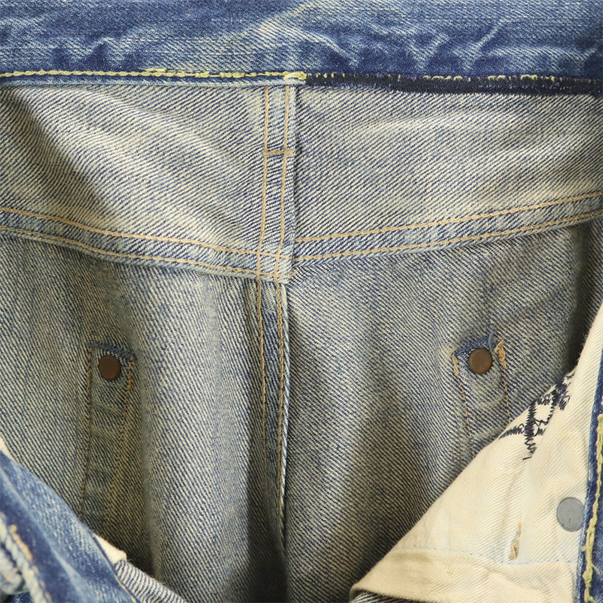 HYSTERIC GLAMOUR ヒステリックグラマー 赤耳 裏リベット ストレートデニムパンツ w30 日本製 ジーンズ ジーパン メンズ