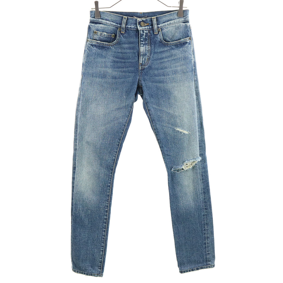 SAINT LAURENT サンローラン ストレートデニムパンツ w27 ジーンズ ジーパン レディース