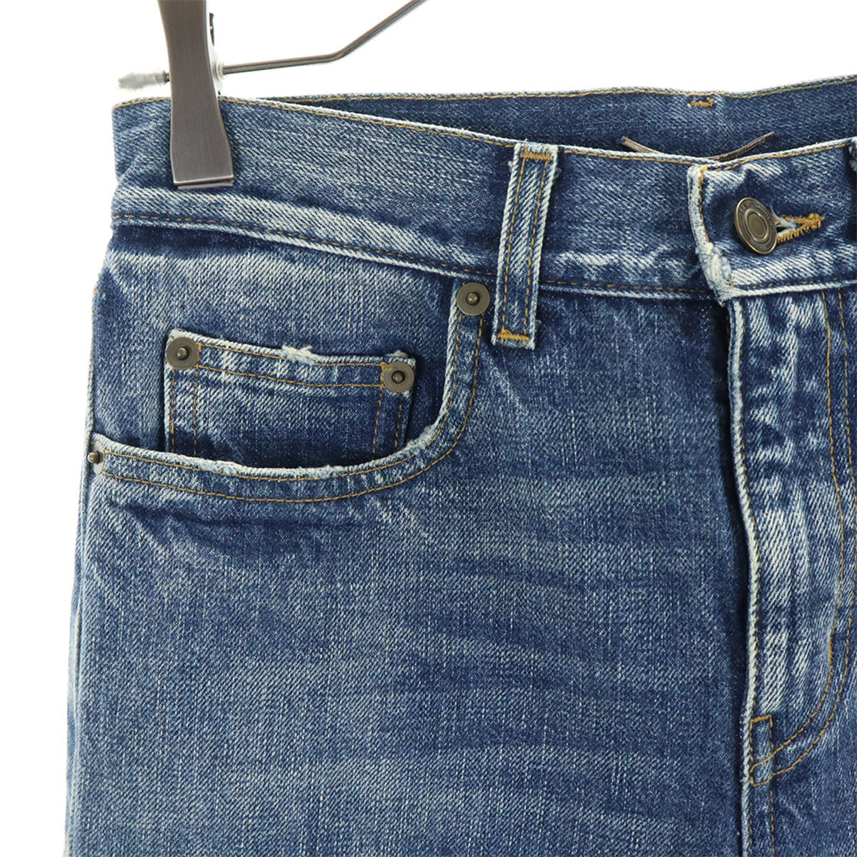 SAINT LAURENT サンローラン ストレートデニムパンツ w27 ジーンズ ジーパン レディース