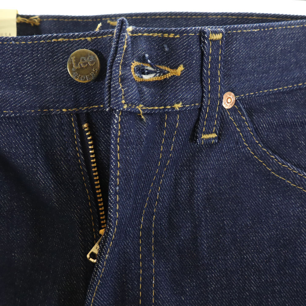 Lee リー 90s USA製 デッドストック ストレートデニムパンツ W28 ネイビー ジーパン メンズ