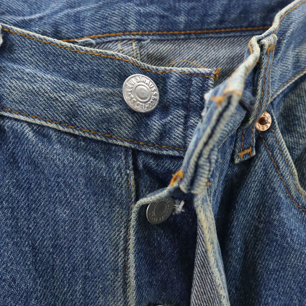Levi's リーバイス 80s 90s 501xx バレンシア工場 縮率10％ ボタンフライ デニムパンツ W29 ブルー ジーンズ メンズ