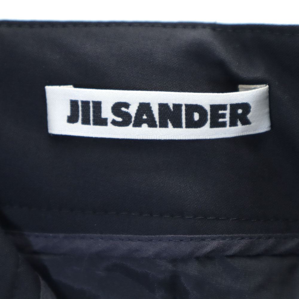 JIL SANDER ジルサンダー イタリア製 スラックスパンツ 32 ネイビー レディース