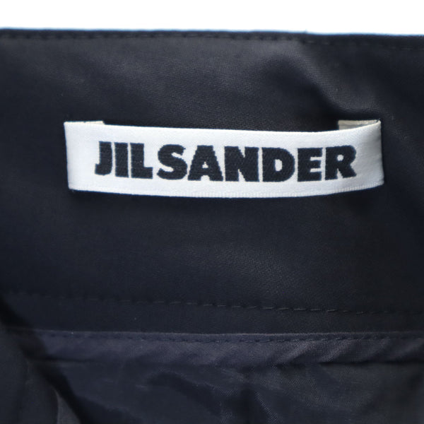 ジルサンダー イタリア製 スラックスパンツ 32 ネイビー JIL SANDER レディース