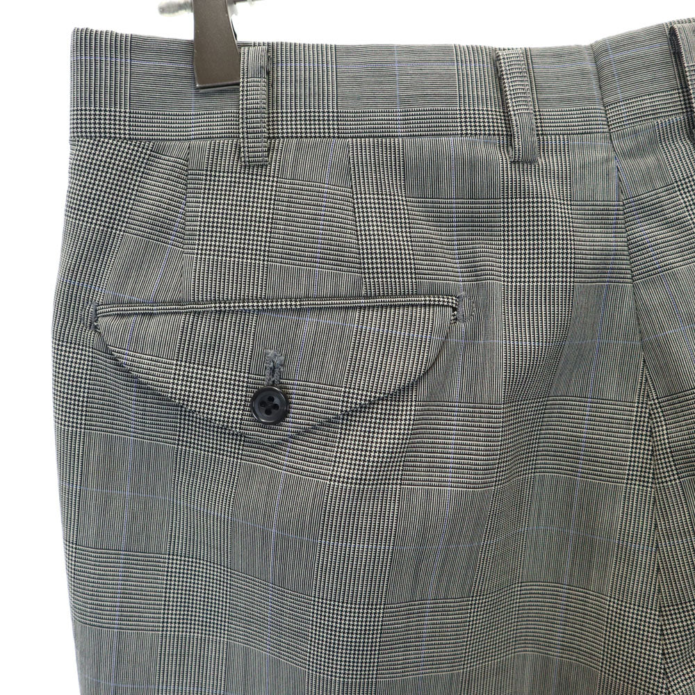 BURBERRY バーバリー 90s オールド チェック柄 スラックスパンツ W82 グレー メンズ