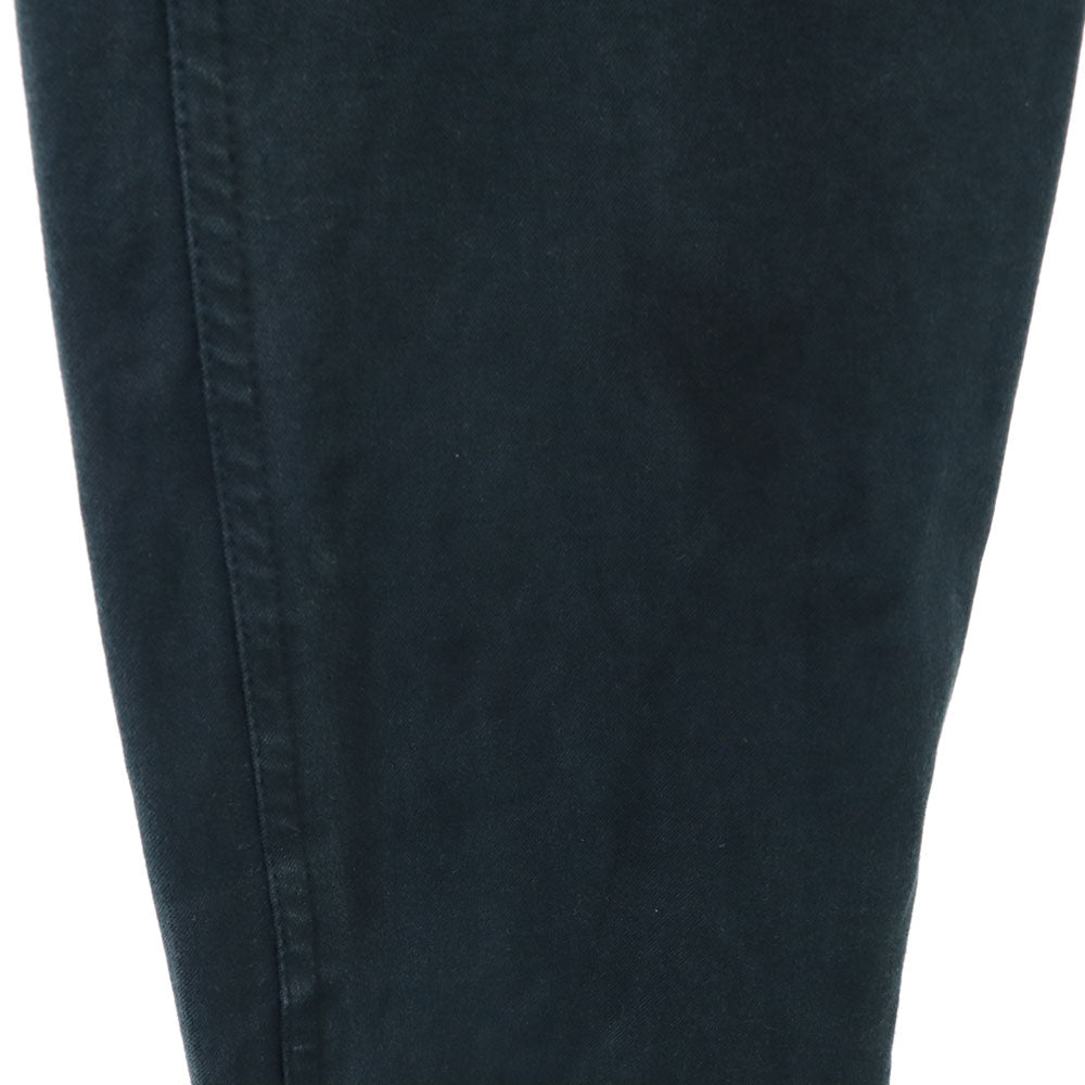 JIL SANDER ジルサンダー スリムパンツ 36 ブラック ストレッチ レディース