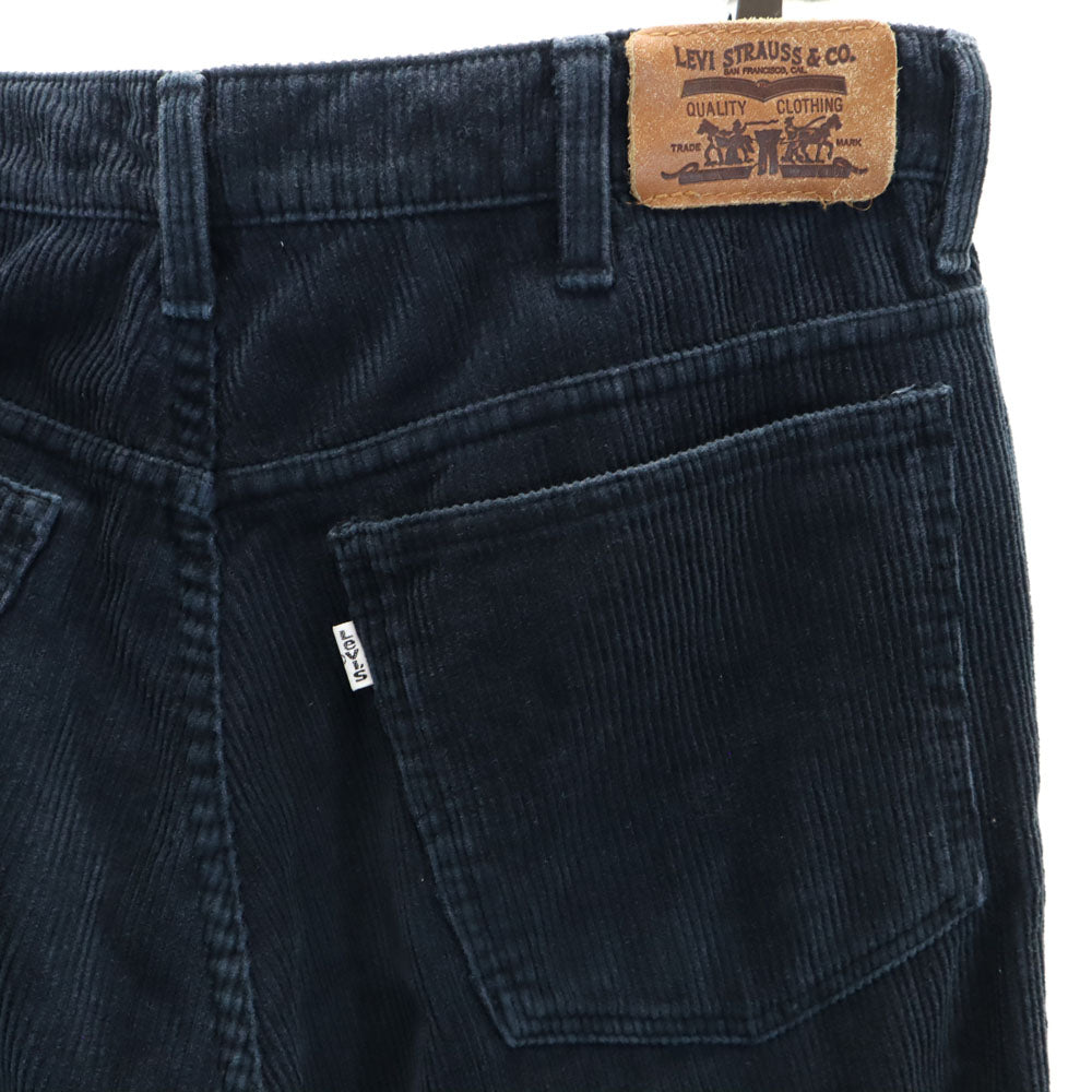 Levi's リーバイス 80s 日本製 コーデュロイパンツ W34 ネイビー メンズ