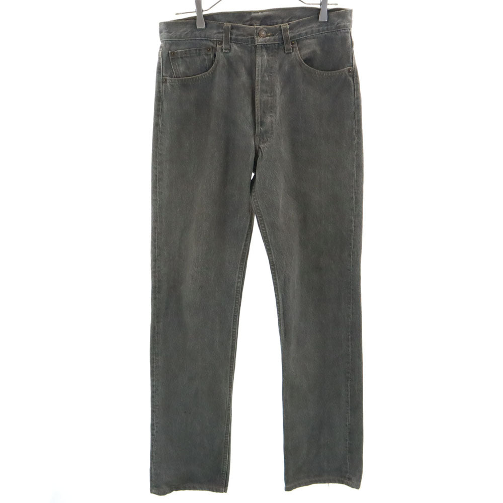 Levi's リーバイス 93年製 90s 501 USA製 ブラックデニム デニムパンツ W32 グレー ボタンフライ ジーンズ メンズ