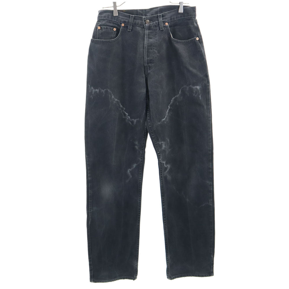 Levi's リーバイス 605 スペイン製 ユーロリーバイス ブラック デニムパンツ W31 ブラック ボタンフライ ジーンズ メンズ