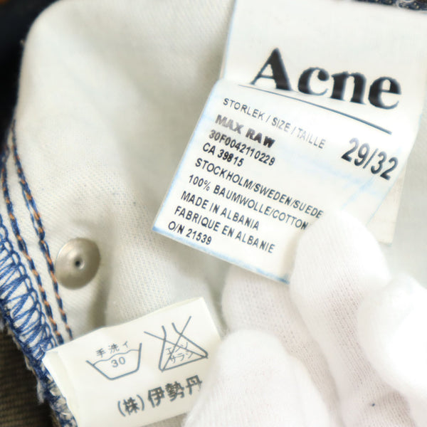 アクネ デニムパンツ W29 インディゴ ACNE ジーンズ レディース