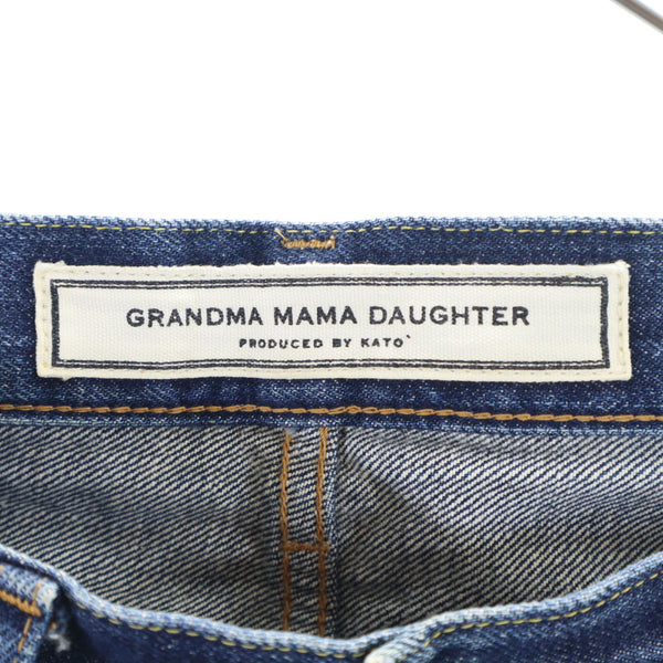 グランマママドーター ストレートデニムパンツ GRANDMA MAMA DAUGHTER レディース