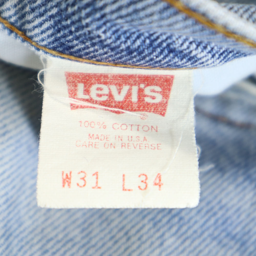 Levi's リーバイス 90s USA製 510-0217 ストレートデニムパンツ W31 ジーパン メンズ