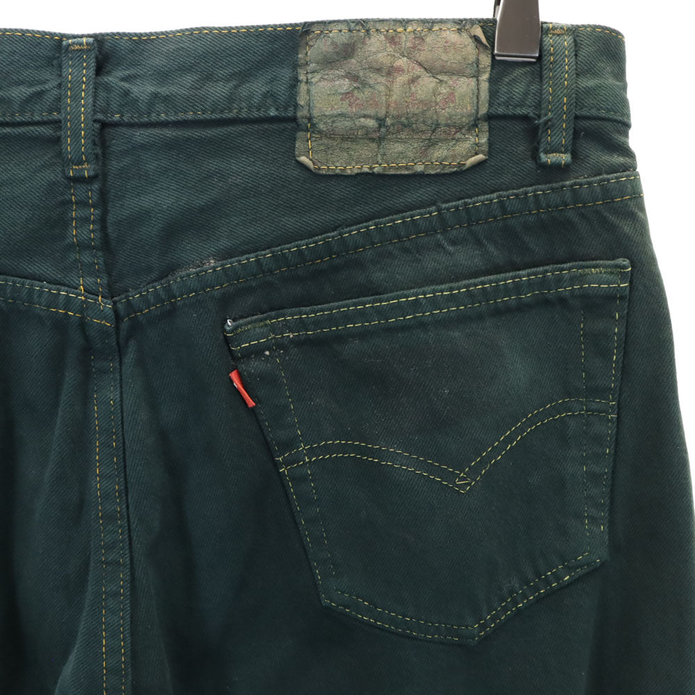 Levi's リーバイス 90s 501 USA製 後染め デニムパンツ W36 深緑系 ジーンズ ボタンフライ メンズ