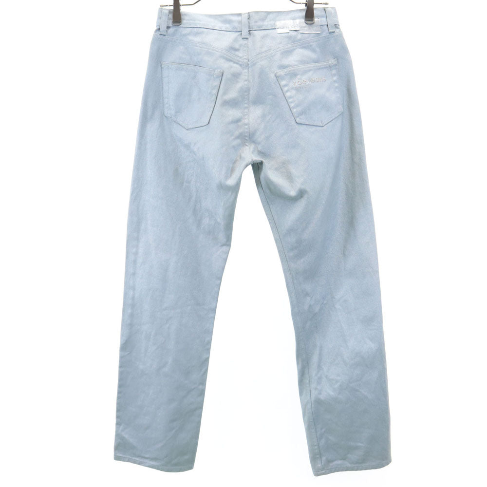 ICE JEANS アイスジーンズ ラメ ストレートデニムパンツ W30 ブルー系 GILMAR メンズ