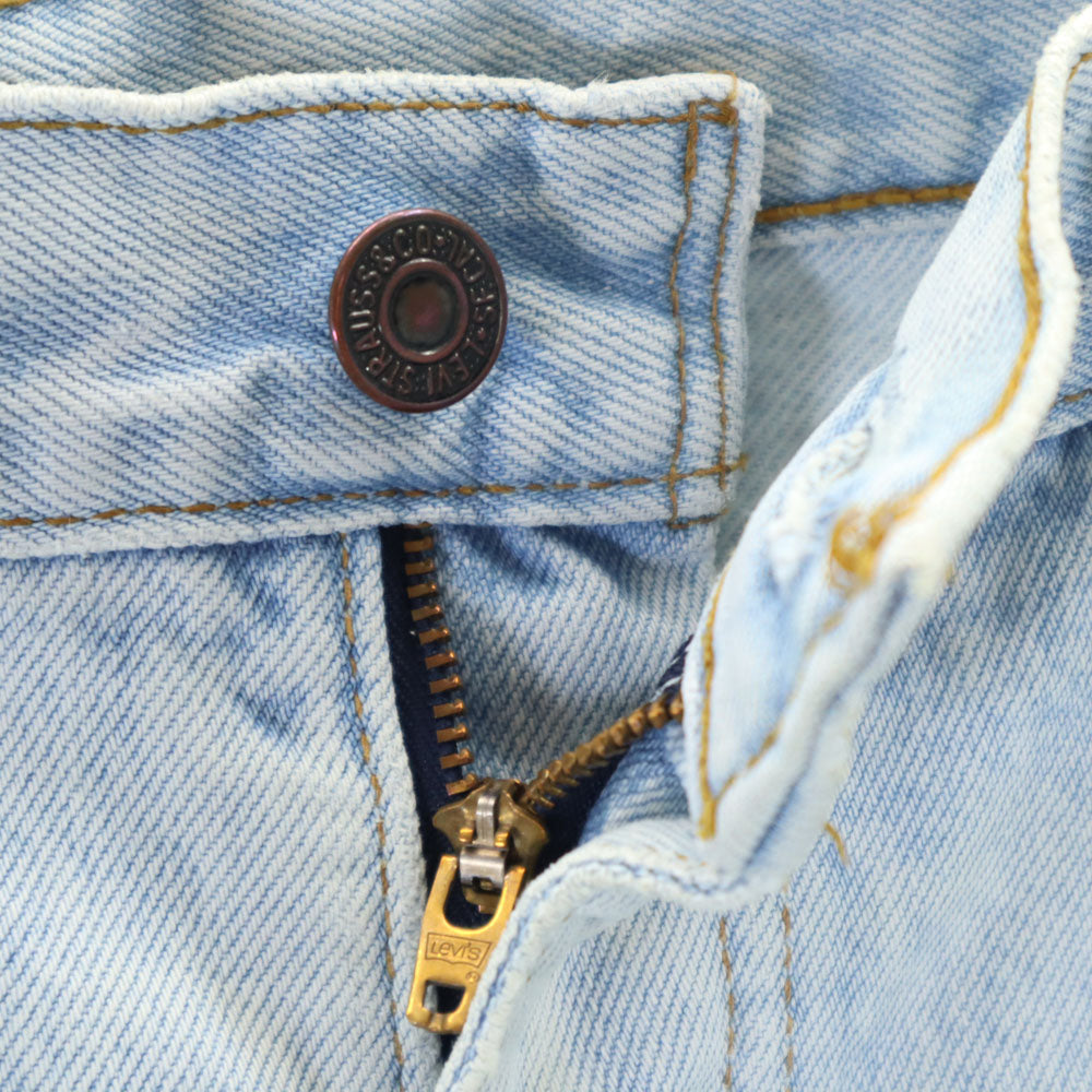 Levi's リーバイス 90s 615 ユーロリーバイス ボタン裏266 デニムパンツ W33 アイスブルー系 ジーンズ メンズ