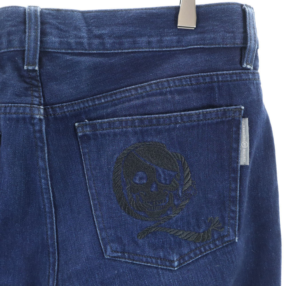 Alexander McQueen アレキサンダーマックイーン イタリア製 デニムパンツ W31 インディゴ ジーンズ ボタンフライ メンズ