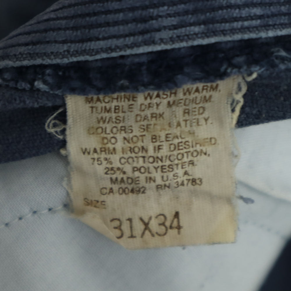 Lee リー 80s ヴィンテージ 42タロン コーデュロイパンツ W31 ネイビー メンズ