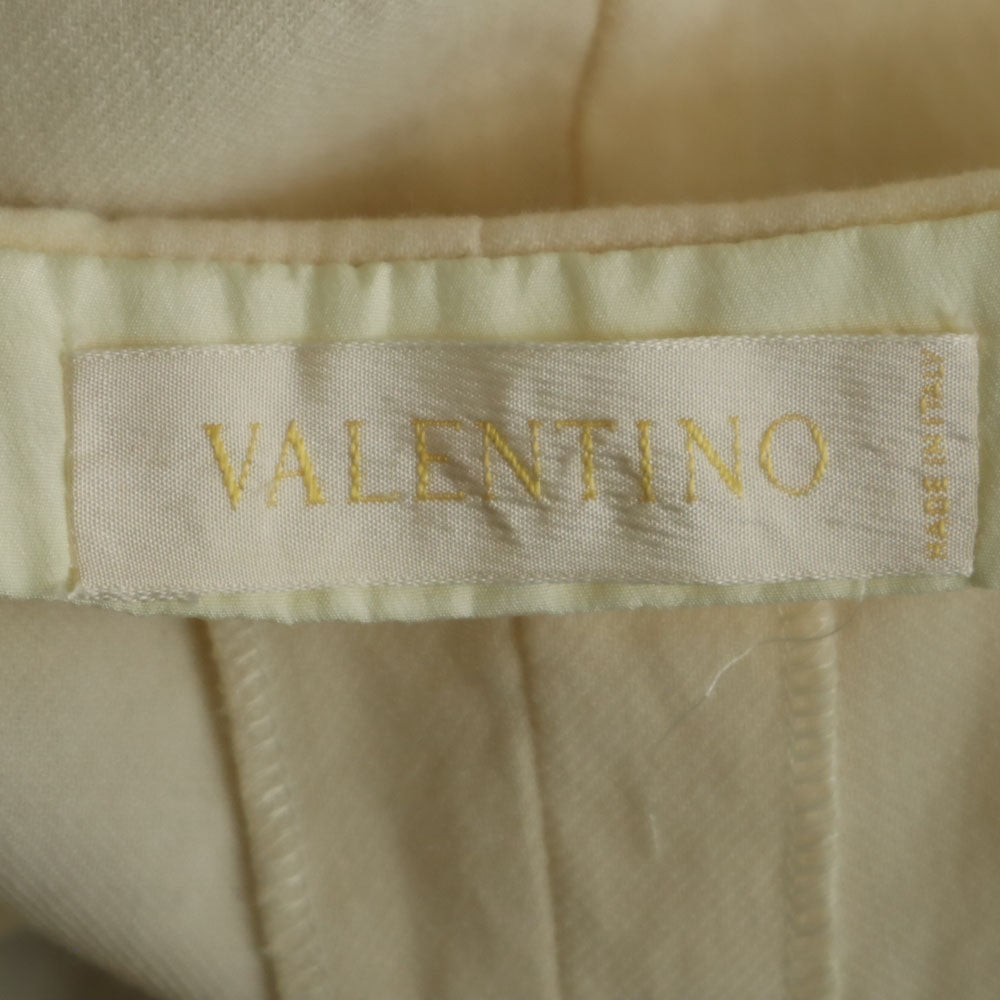 未使用 VALENTINO ヴァレンティノ イタリア製 ロングパンツ 12 ベージュ レディース