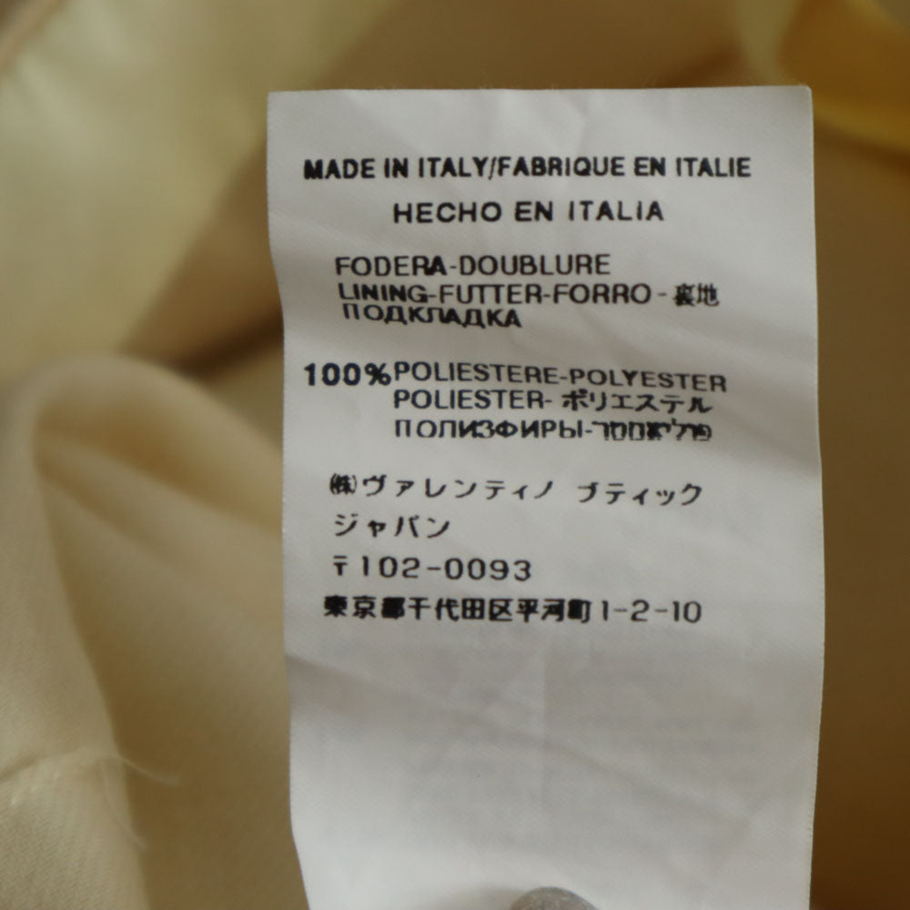 未使用 VALENTINO ヴァレンティノ イタリア製 ロングパンツ 12 ベージュ レディース