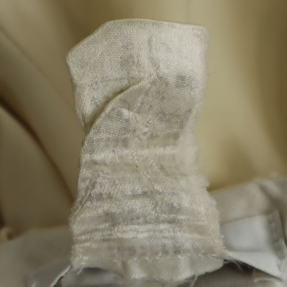 CELINE セリーヌ フランス製 ウールブレンド ブーツカットパンツ 34 ベージュ系 レディース