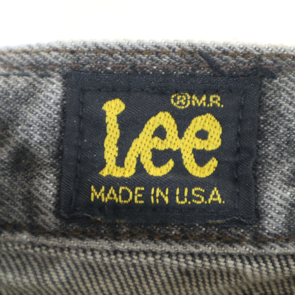 Lee リー 90s USA製 オールド デニムパンツ W29 グレー ジーンズ ボタンフライ メンズ
