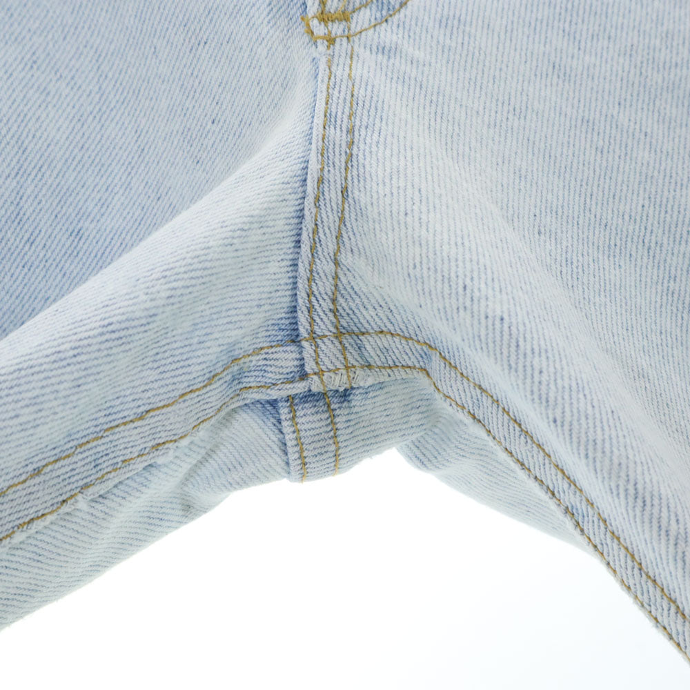 Lee リー 90s USA製 オールド デニムパンツ W33 アイスブルー系 ジーンズ メンズ