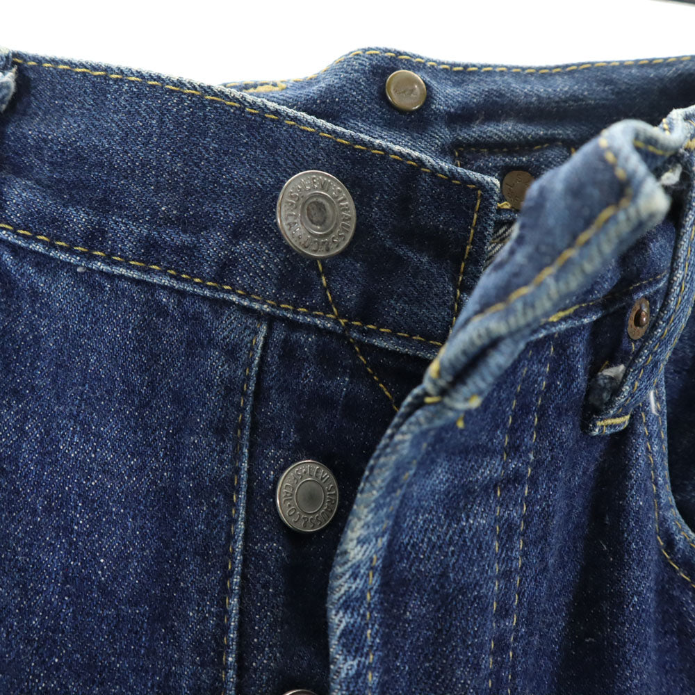 リーバイス 90s 日本製 S702 ストレートデニムパンツ W30 Levi's 赤耳 裏リベット ボタンフライ メンズ