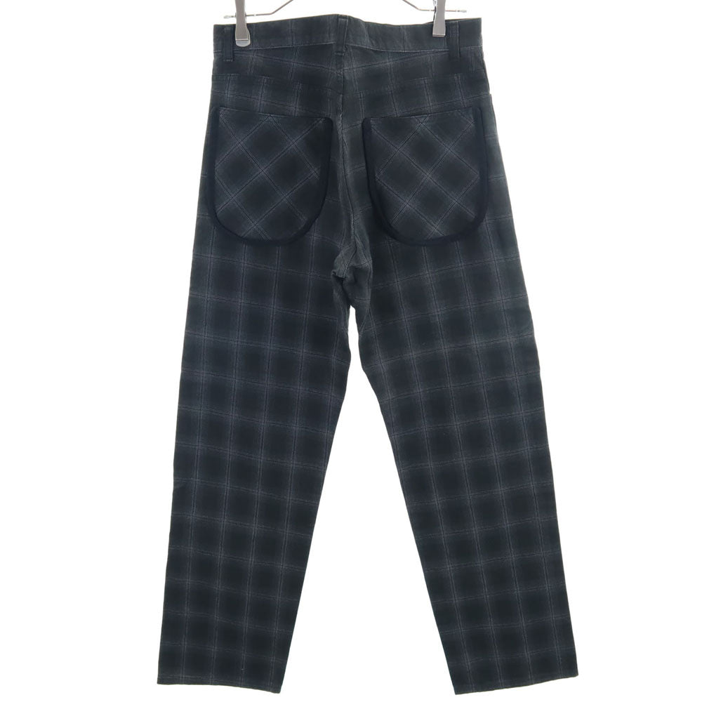 NEPENTHES ネペンテス 日本製 チェック柄 ロングパンツ S 黒系 メンズ