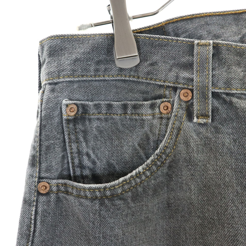 Levi's リーバイス 2001年 米国製 501 後染め ストレートデニムパンツ W34 グレー ジーパン ボタンフライ メンズ