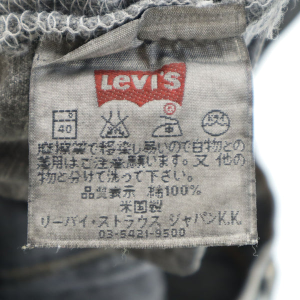 リーバイス 2001年 米国製 501 後染め ストレートデニムパンツ W34 グレー Levi's ジーパン ボタンフライ メンズ