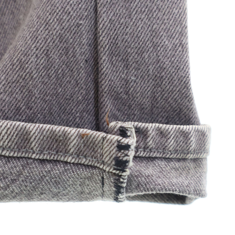 Levi's リーバイス 90s USA製 ブラックデニム 先染め デニムパンツ W28 グレー ジーンズ レディース