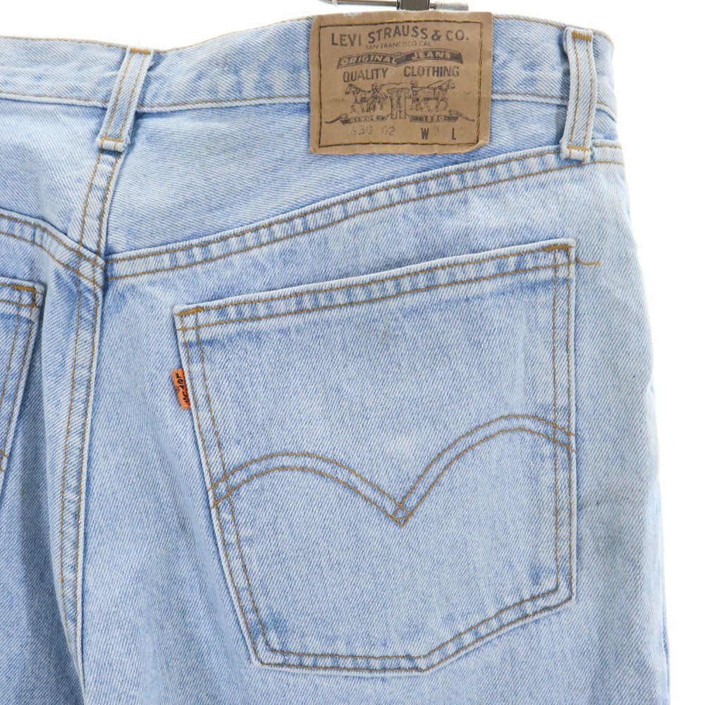Levi's リーバイス 94年製 90s 630 イタリア製 ユーロリーバイス デニムパンツ W36 アイスブルー ジーンズ メンズ