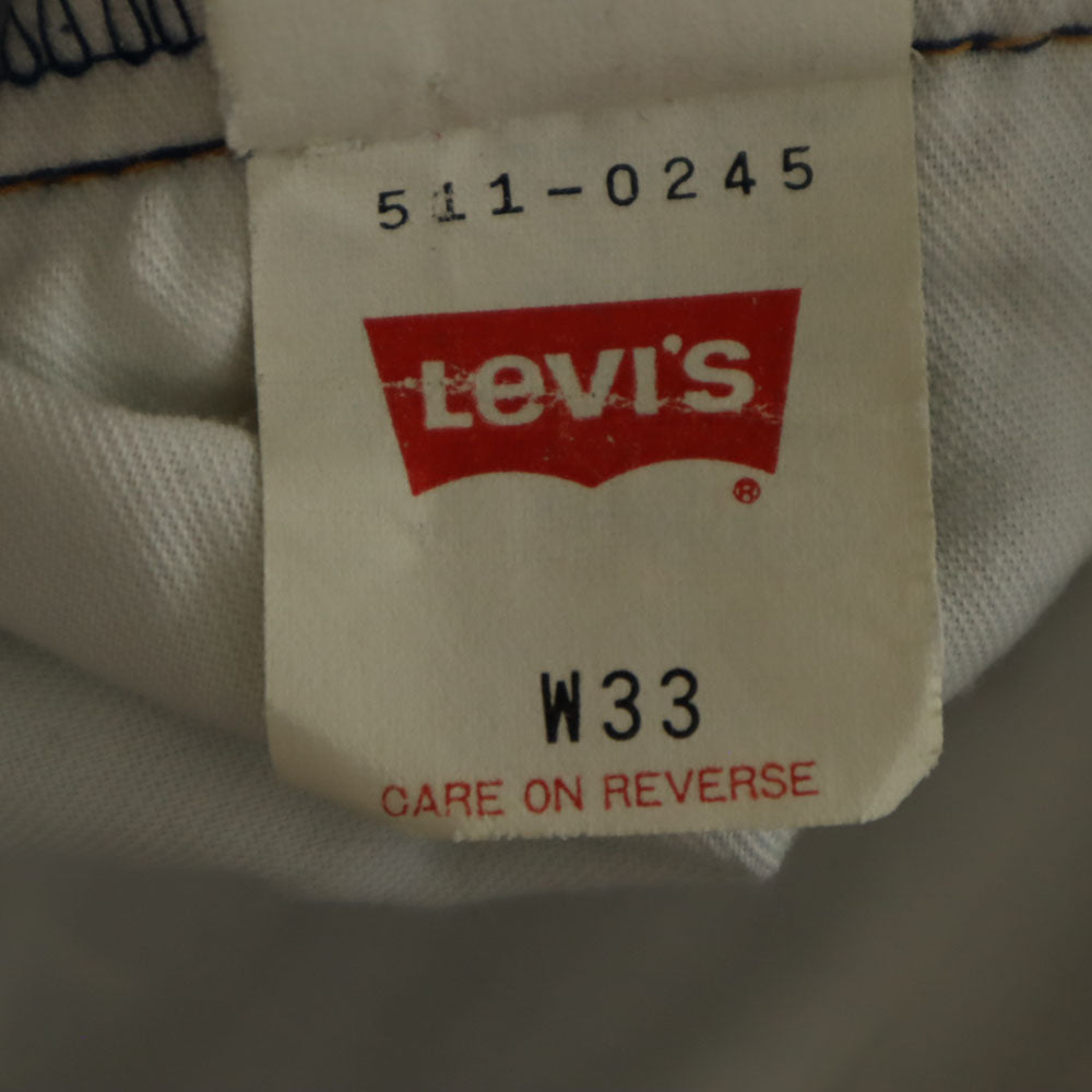 Levi's リーバイス 90s 日本製 511-0217 ストレートデニムパンツ W33 ジーパン メンズ