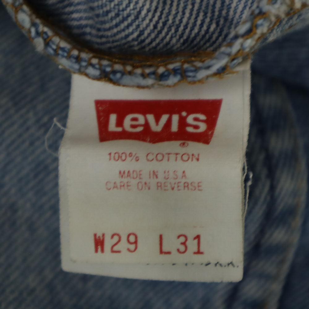 Levi's リーバイス 90s W510 USA製 デニムパンツ W29 ブルー ジーンズ レディース