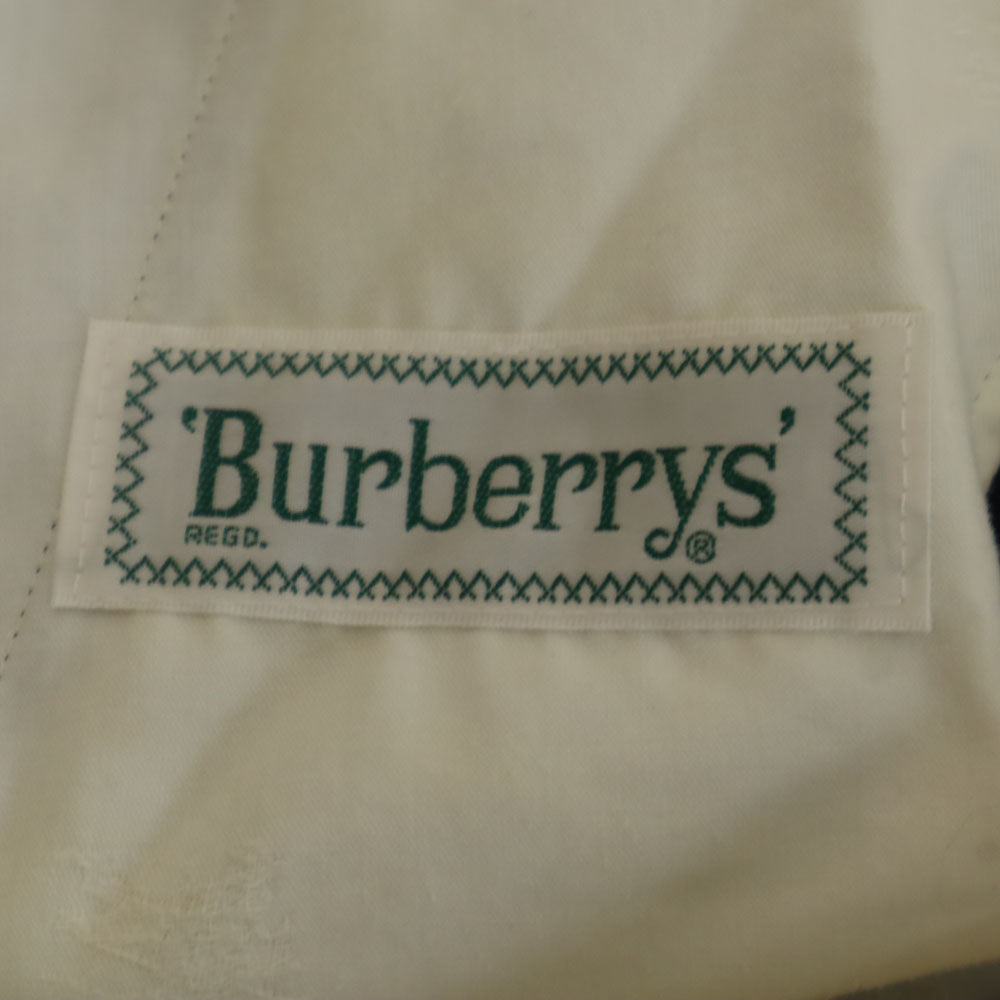 バーバリーズ 90s ウールブレンド オールド スラックスパンツ 82 ネイビー Burberrys メンズ