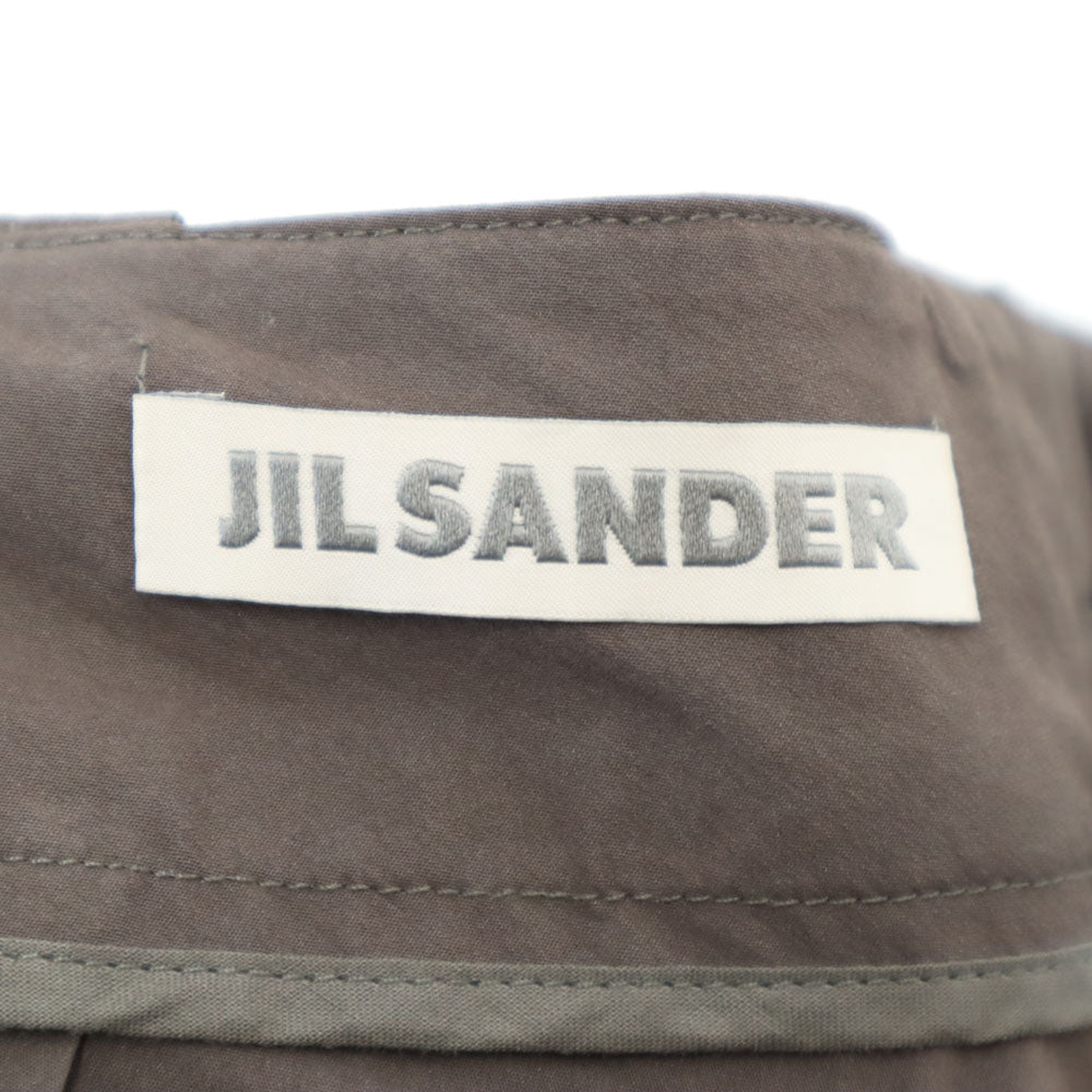 JIL SANDER ジルサンダー イタリア製 クロップドパンツ 36 ブラウン系 レディース
