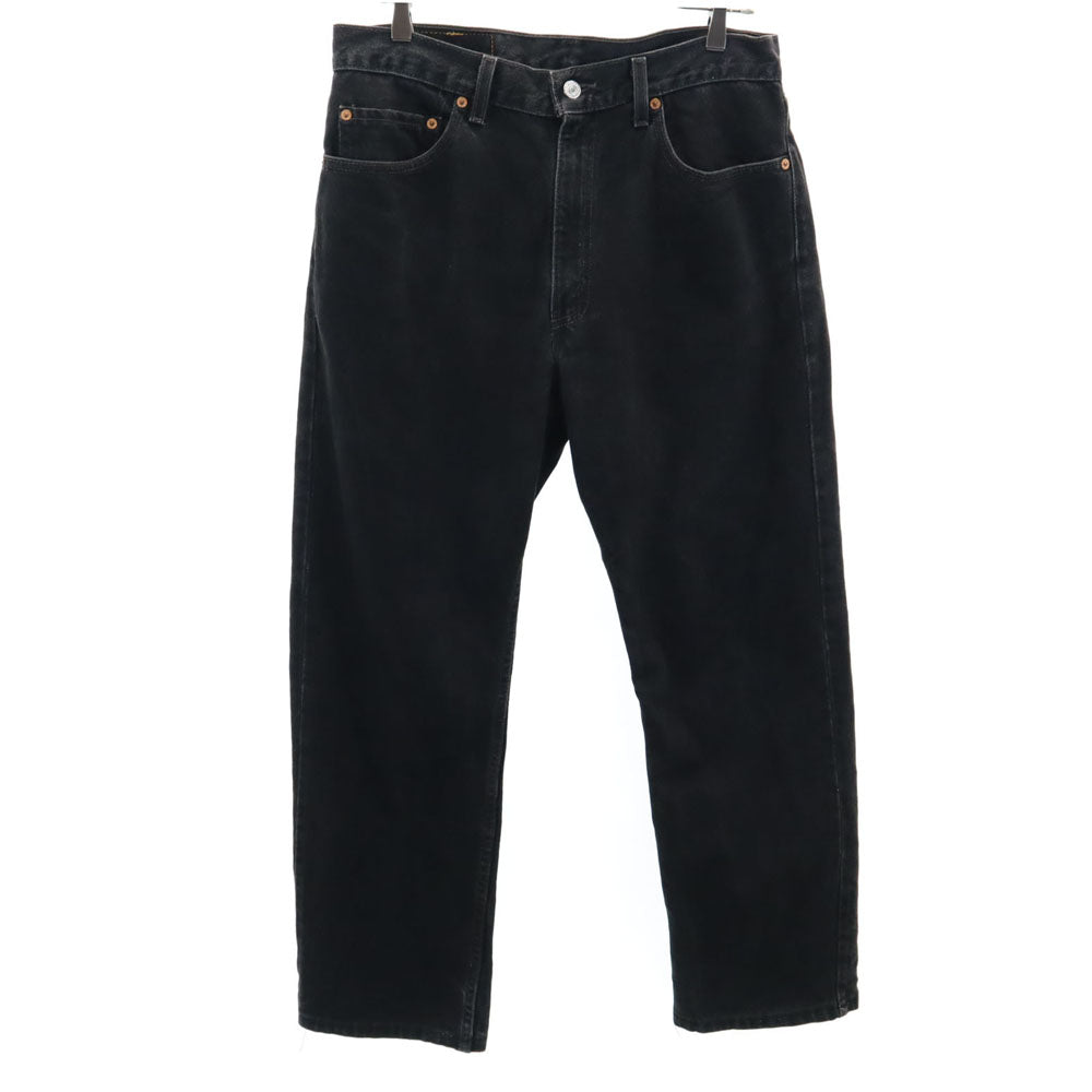 Levi's リーバイス 00s 505 先染め ブラック ストレートデニムパンツ W33 ブラック ジーンズ REGULAR FIT メンズ
