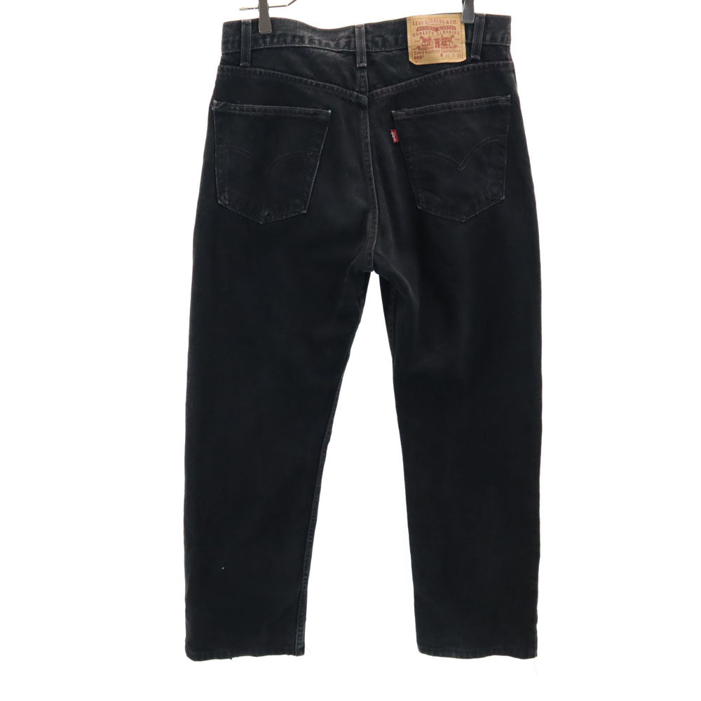 Levi's リーバイス 00s 505 先染め ブラック ストレートデニムパンツ W33 ブラック ジーンズ REGULAR FIT メンズ