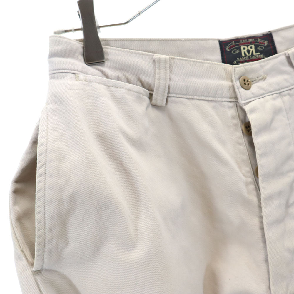 RRL ダブルアールエル 90s USA製 赤3星 初期タグ ロングパンツ W28 ベージュ ボタンフライ メンズ