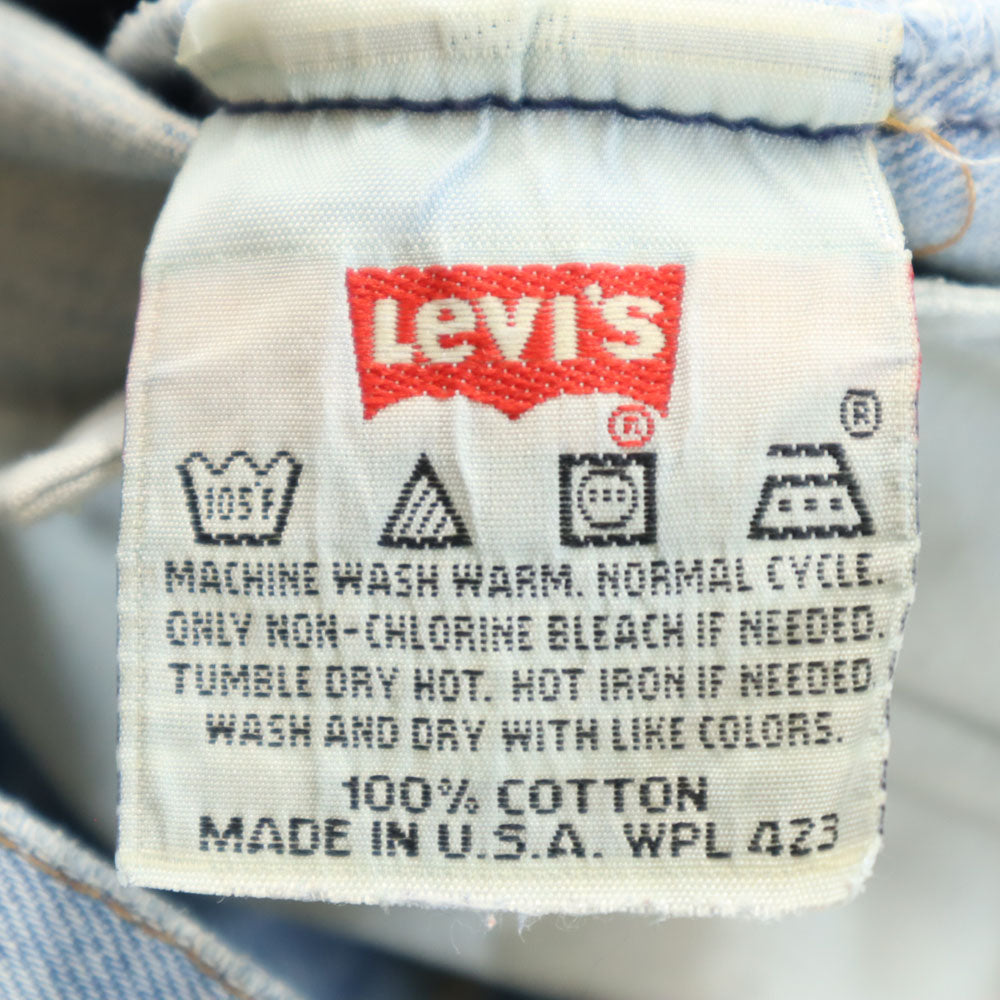 Levi's リーバイス 90s USA製 501 ストレートデニムパンツ W29 ボタンフライ メンズ