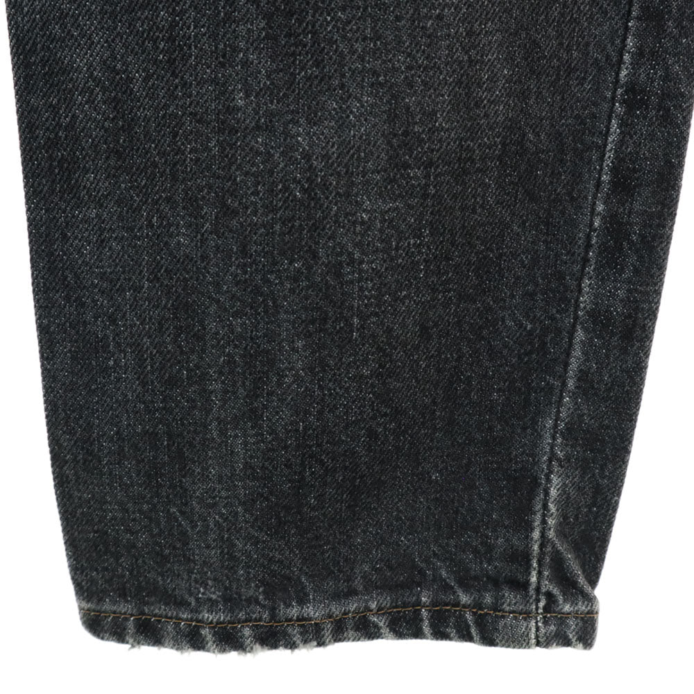 Levi's リーバイス 80s 603 日本製 後染め ブラック デニムパンツ W28 ブラック ジーンズ ボタンフライ メンズ