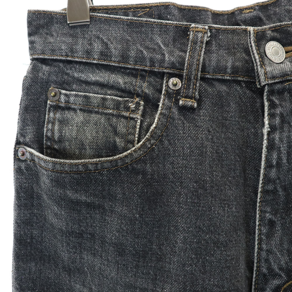 Levi's リーバイス 80s 603 日本製 後染め ブラック デニムパンツ W28 ブラック ジーンズ ボタンフライ メンズ