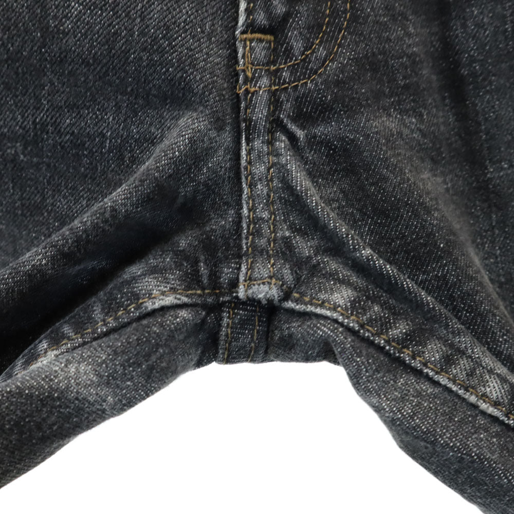 Levi's リーバイス 80s 603 日本製 後染め ブラック デニムパンツ W28 ブラック ジーンズ ボタンフライ メンズ