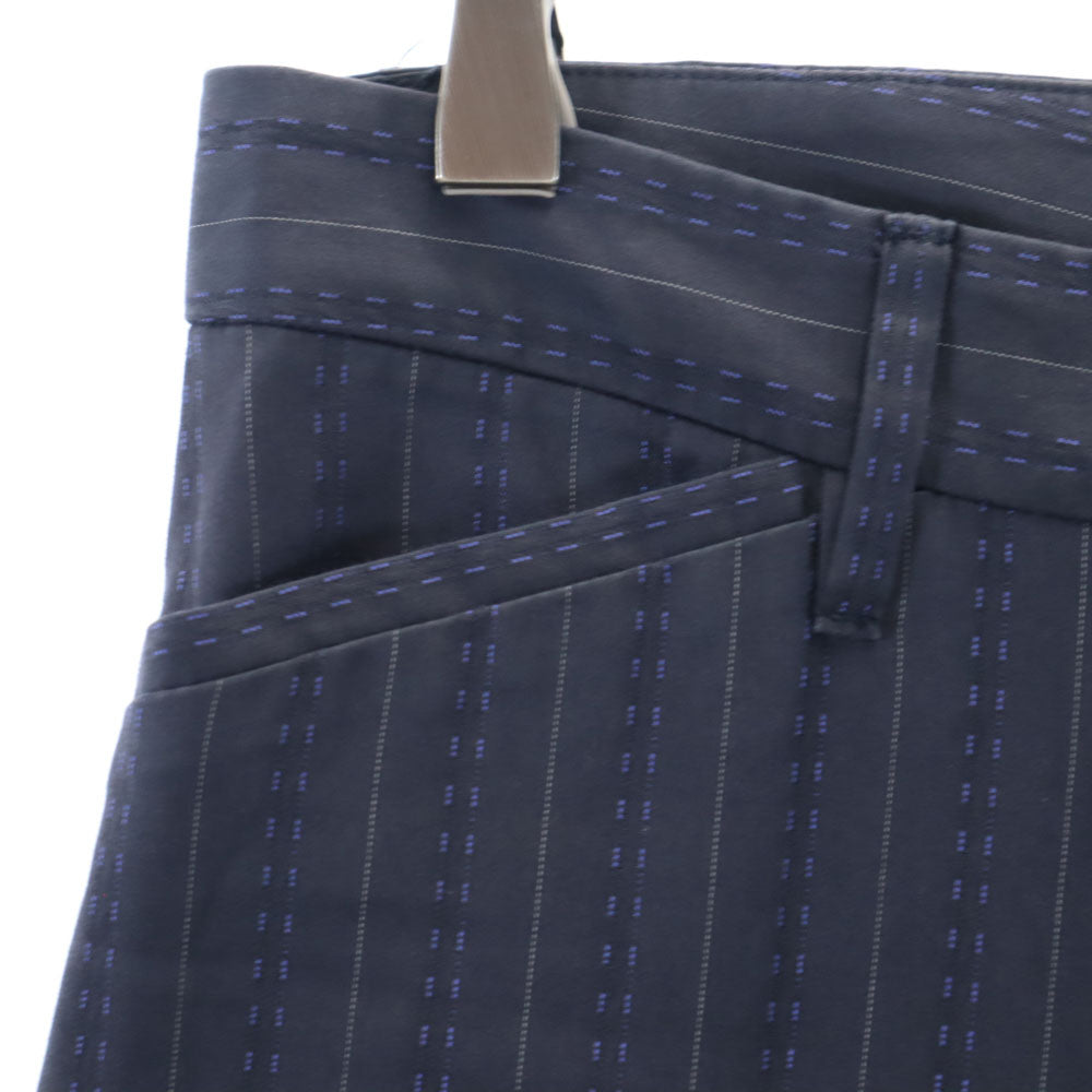 DOLCE&GABBANA ドルチェアンドガッバーナ イタリア製 スラックスパンツ 40 ネイビー レディース