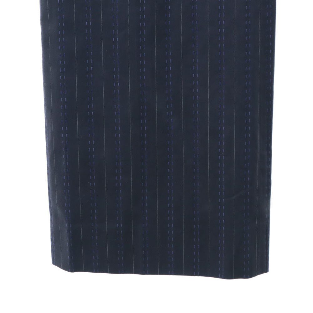 DOLCE&GABBANA ドルチェアンドガッバーナ イタリア製 スラックスパンツ 40 ネイビー レディース