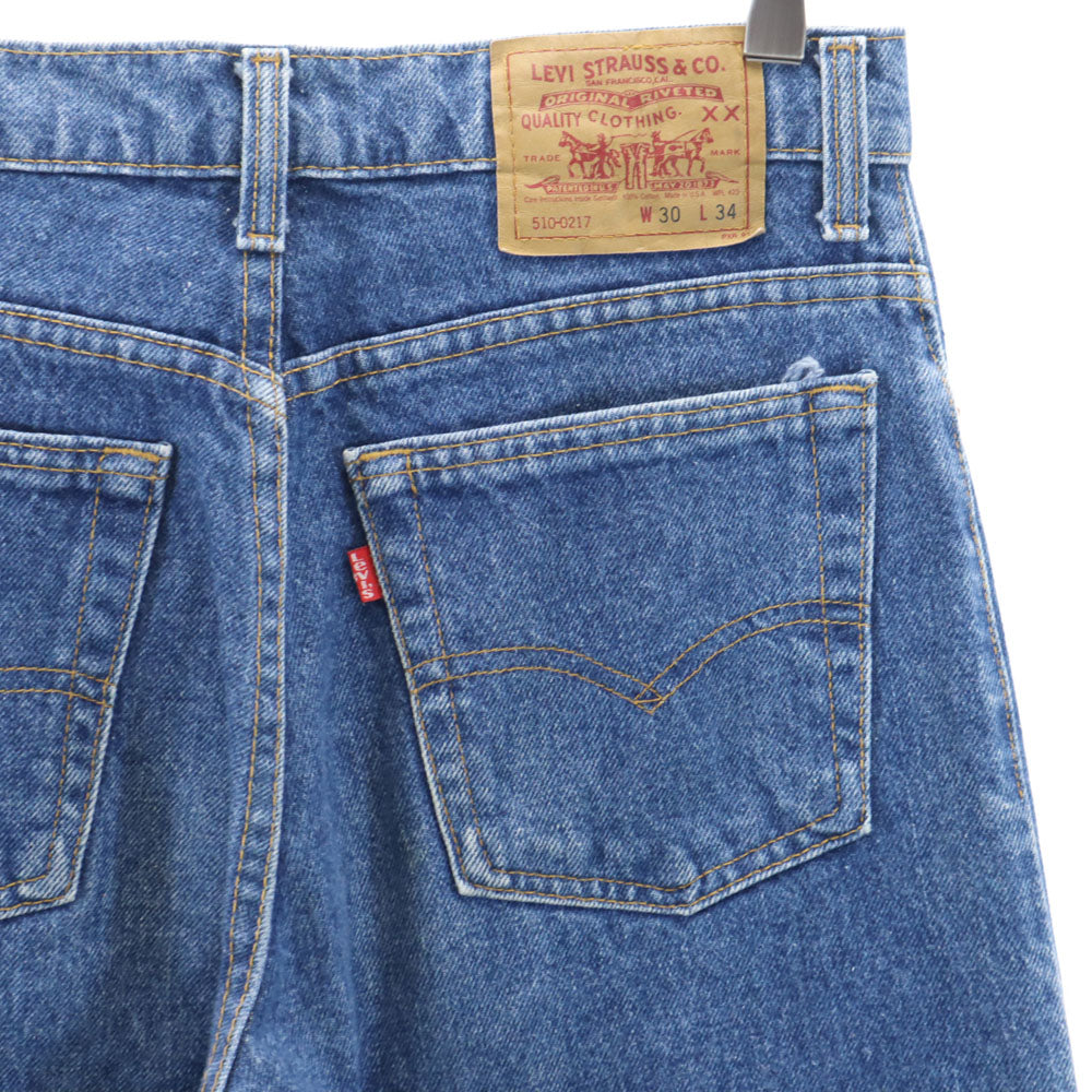 Levi's リーバイス 90s USA製 510-0217 ストレートデニムパンツ W30 ジーパン メンズ