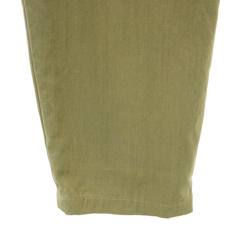 Y's ワイズ 80s 日本製 ヴィンテージ テーパードパンツ カーキ系 レディース