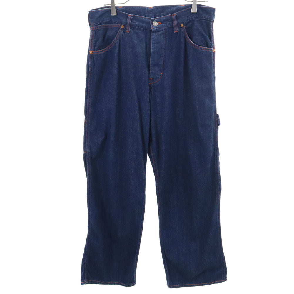 ONE-PIECEOFROCK ワンピースオブロック ペインターパンツ W32 ブルー系 ボタンフライ メンズ
