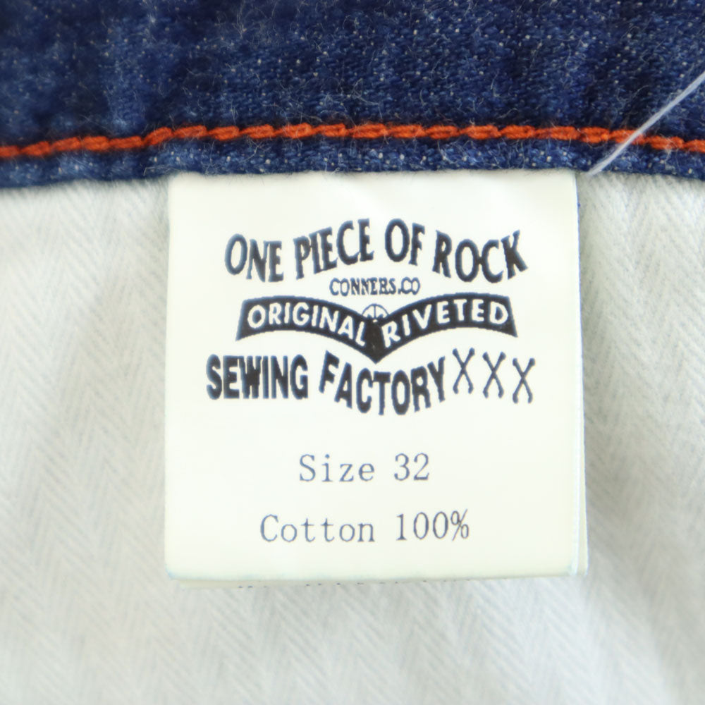 ONE-PIECEOFROCK ワンピースオブロック ペインターパンツ W32 ブルー系 ボタンフライ メンズ